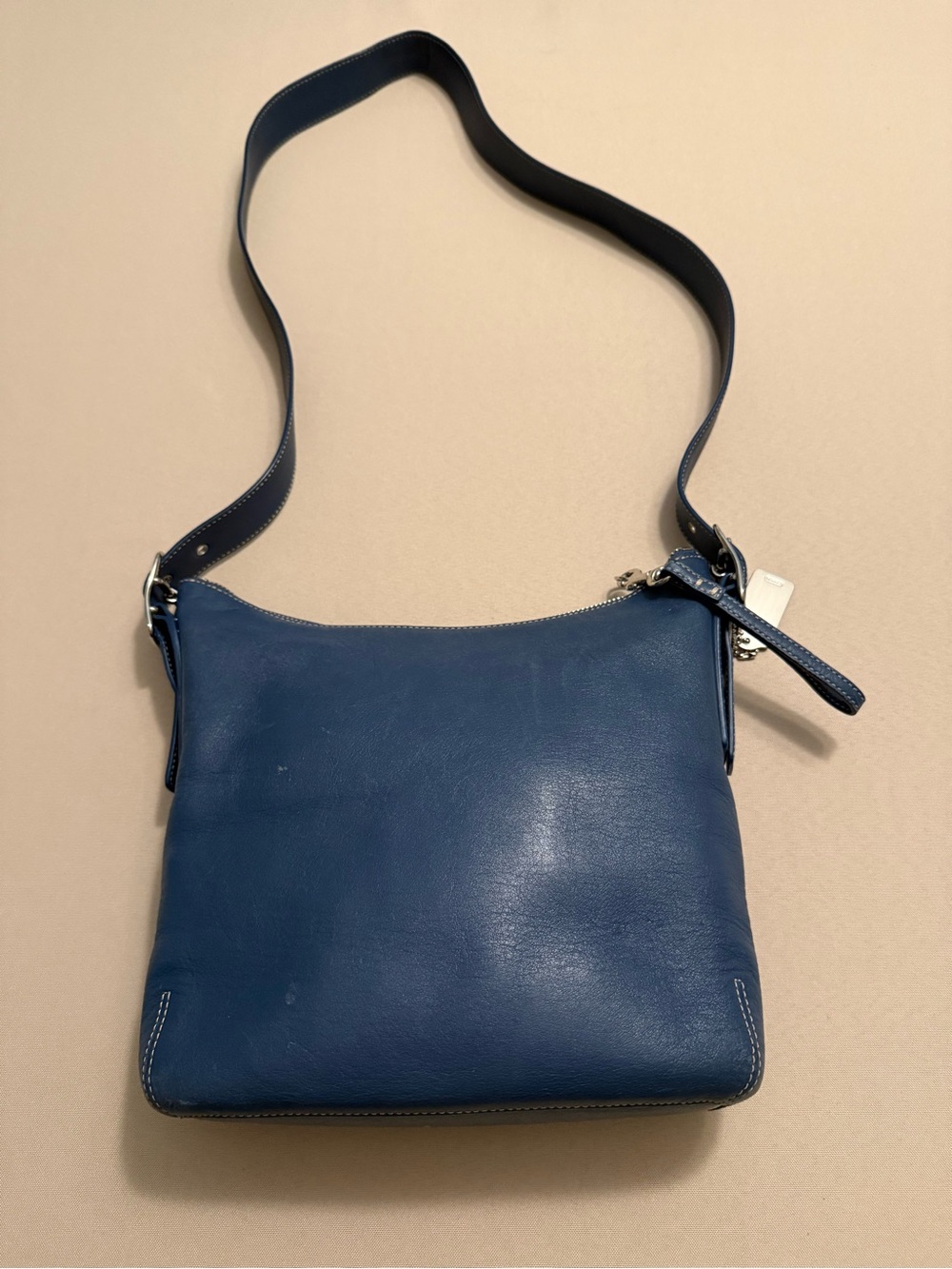 Coach Vintage Legacy Slim Duffle Blue Bag - Picture 2 of 15